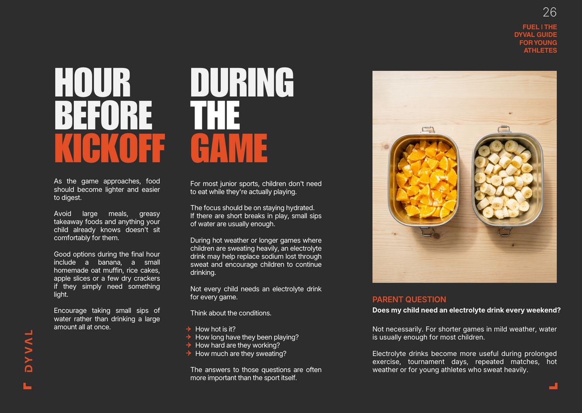 FUEL – The DYVAL Guide for Young Athletes